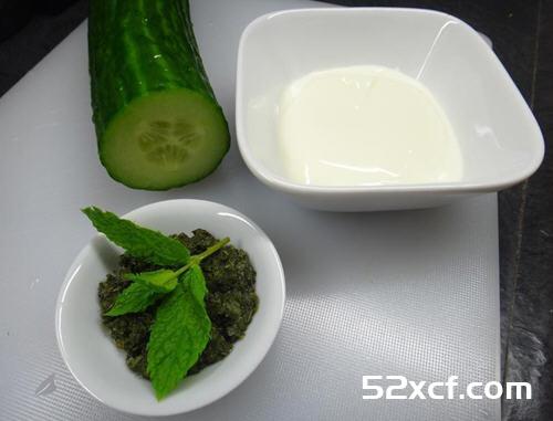 凉拌优格薄荷小黄瓜的做法