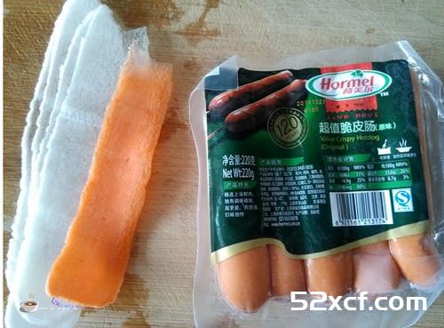 香煎脆皮肠的做法