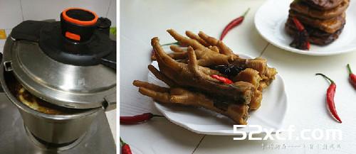 豆干卤鸡爪的做法