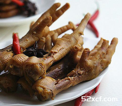 豆干卤鸡爪的做法