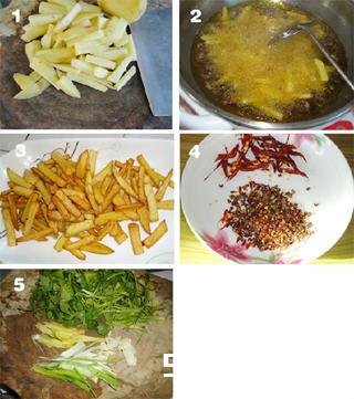 干锅土豆条的做法