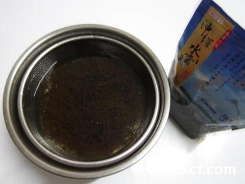 糖醋辣拌水云的做法