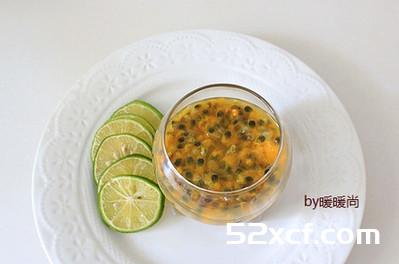 青柠百香果蜜饮的做法