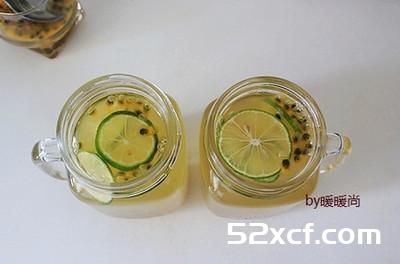青柠百香果蜜饮的做法