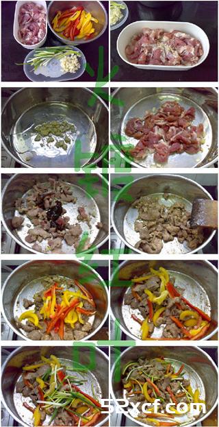 黑椒爆肉片的做法