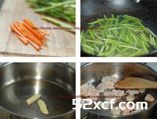 芦笋虾球的做法