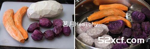 椰汁红豆芋圆的做法