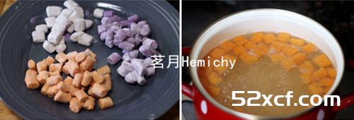 椰汁红豆芋圆的做法