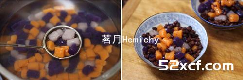 椰汁红豆芋圆的做法