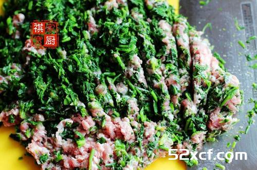 荠菜馄饨馅的做法