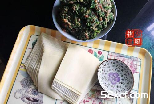 荠菜馄饨馅的做法