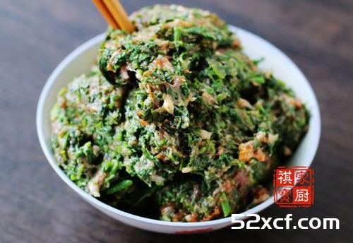 荠菜馄饨馅的做法