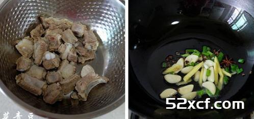 麻辣芋头烧排骨的做法