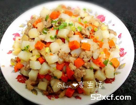 肉末炒马铃薯的做法