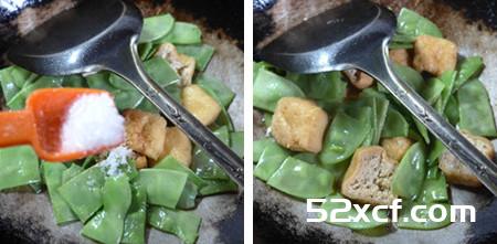 油豆腐炒扁豆的做法