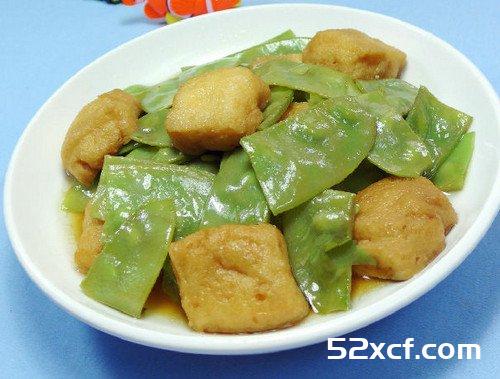 油豆腐炒扁豆的做法
