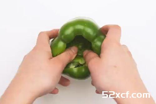 青椒怎么去籽？虎皮青椒快速去籽方法图解