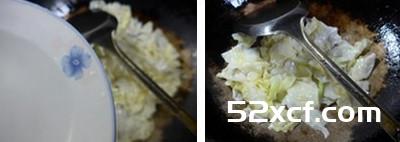 橄榄菜炒包心菜的做法