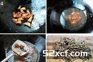 五花肉烧干豆角的做法教