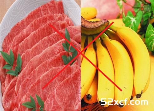 与香蕉相克的食物表