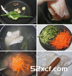 麻辣鸡丝的做法