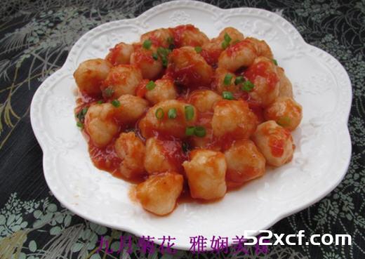 茄汁鱼丸的做法