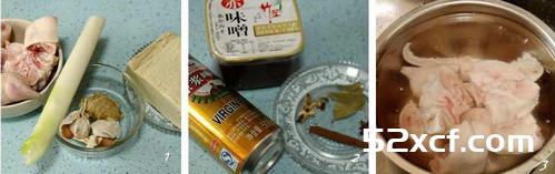 味噌啤酒焖猪蹄的做法