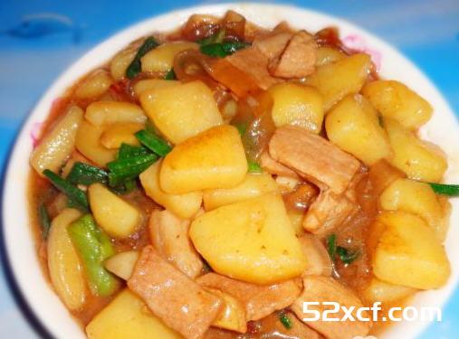 土豆猪肉炖粉条的做法