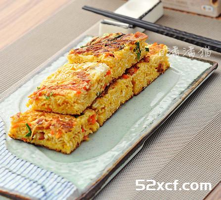 时蔬小米面煎饼的做法