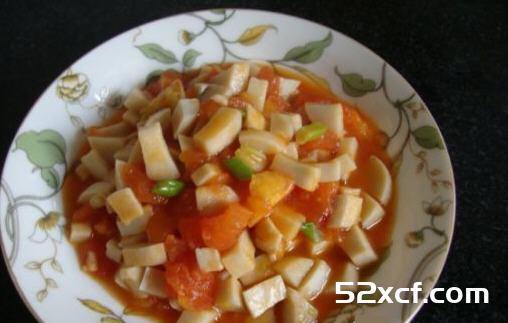 西红柿炒杏鲍菇的做法