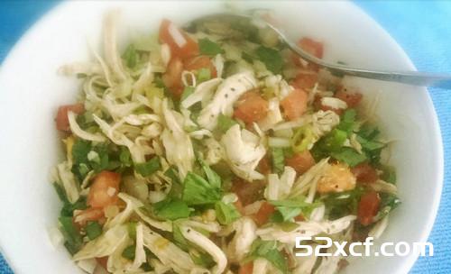 餐包佐莎莎酱烤鸡胸肉的做法图解