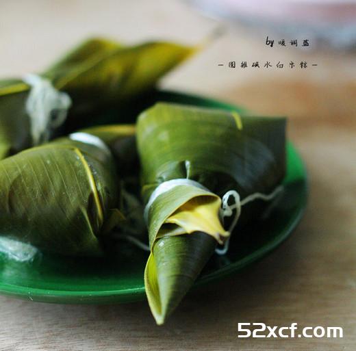 圆锥碱水白米粽的做法