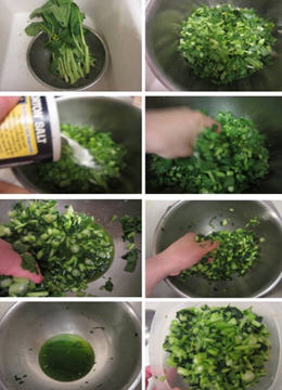 雪菜毛豆百页的做法