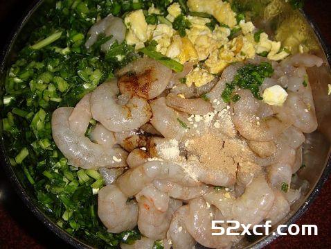 韭菜鸡蛋虾仁饺子馅的做法