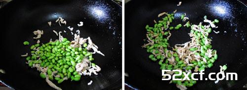 肉丝炒青豆的做法