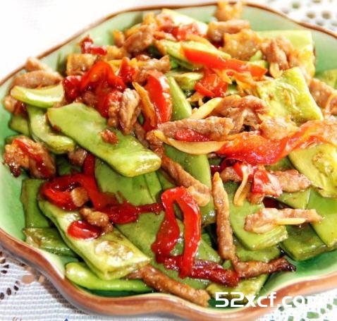 扁豆炒肉的做法