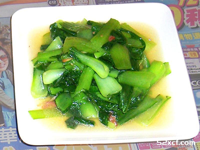 清炒蒜香青江菜做法